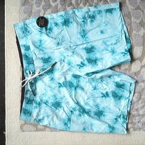 No Boundaries Men's 9" Board Shorts Blue Swimsuit - Size 38